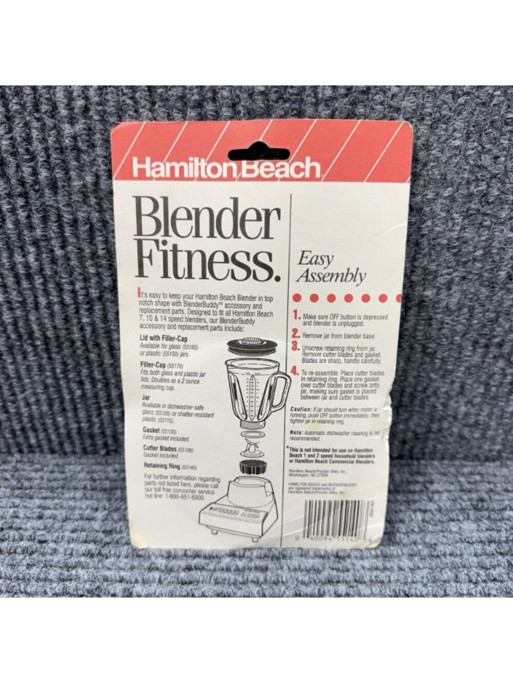 Hamilton Beach BlenderBuddy Replacement Retaining Ring #55140 - Fits 7, 10, 14 - Picture 2 of 4